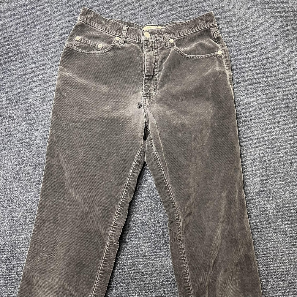 Vintage Guess Pants Mens 30x32 Black‎ Corduroy 5 Pocket American Tradition USA